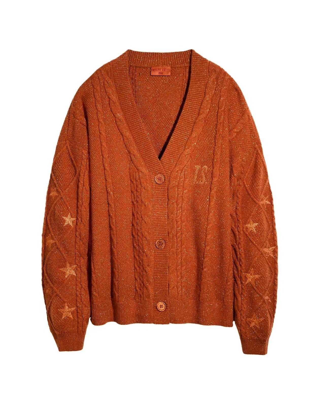 Cardigan Embroidery XINGX Loose And Idle Dinified Sweater