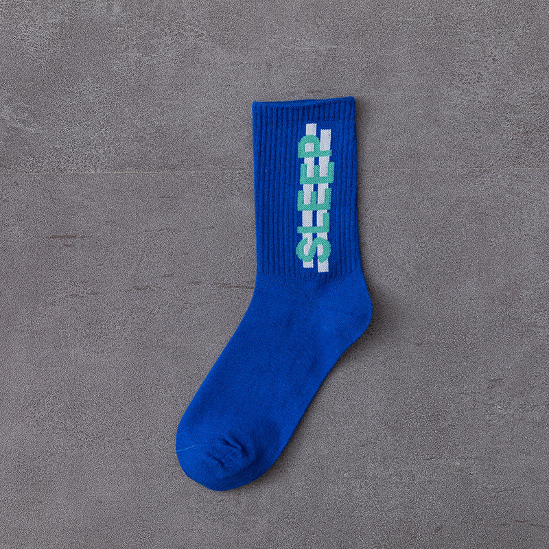 Hip hop english alphabet socks