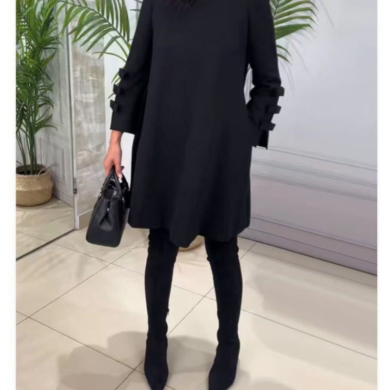 Women's Polyester Skirt Fashionable Half-length Skirt Village Color