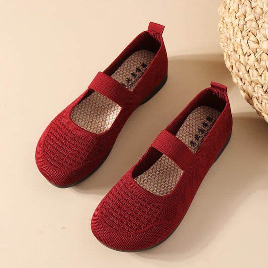 Comfort And Casual Middle-aged And Elderly Shoes For The Old Breathable