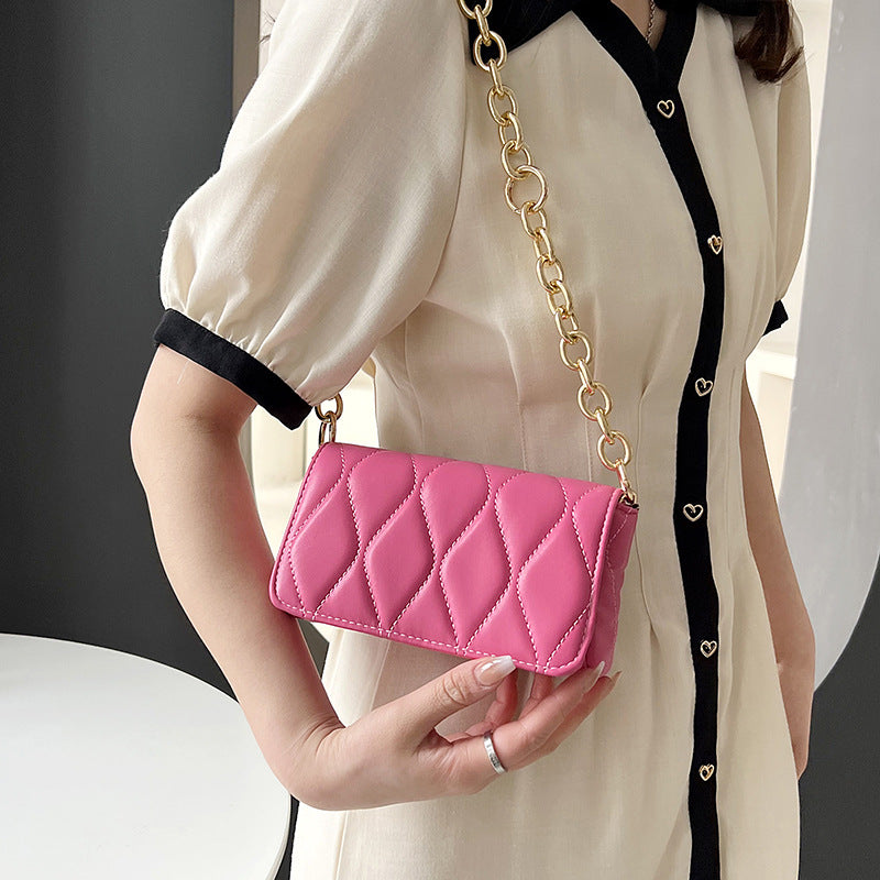 New Fashion Rhombus Chain Small Square Bag Casual All-matching