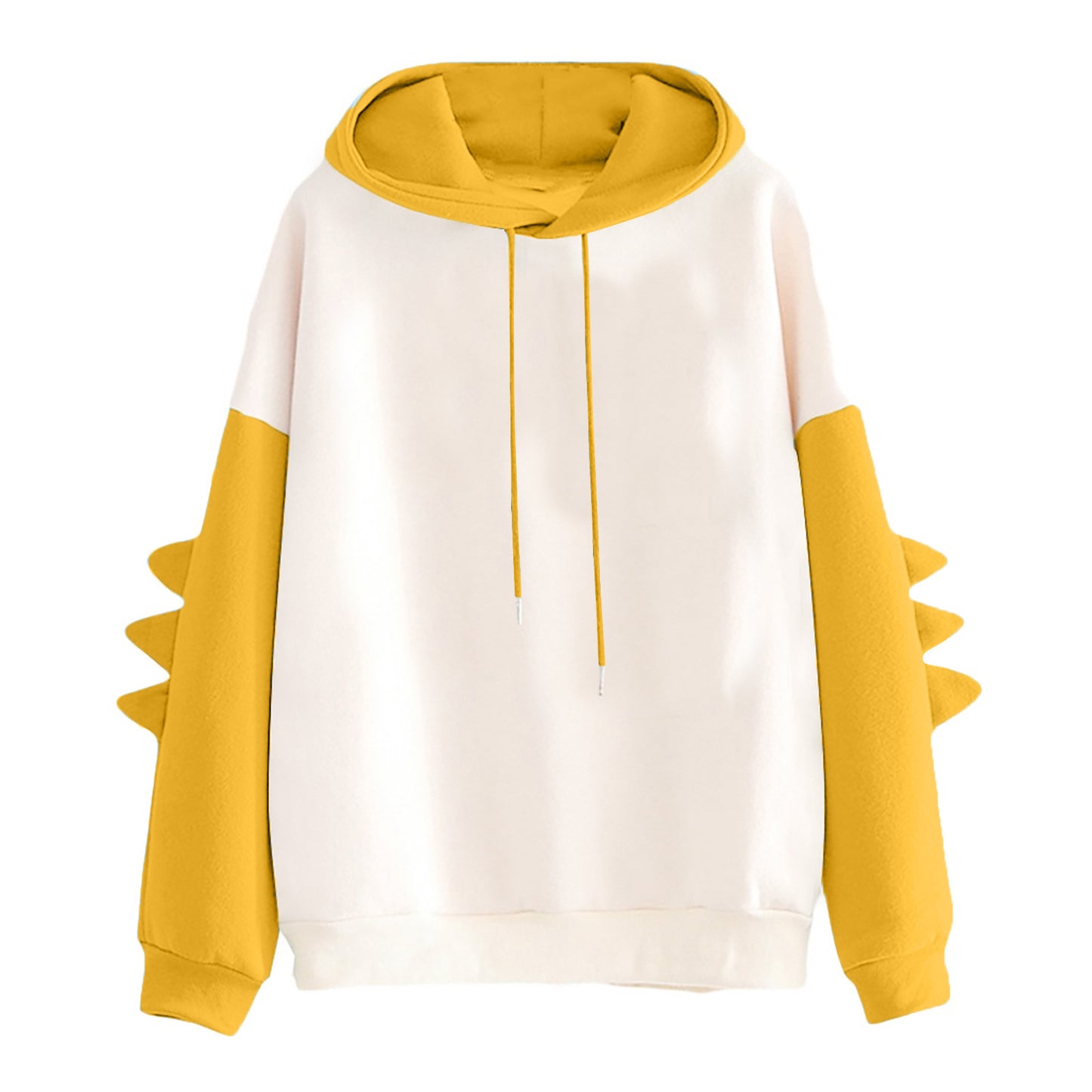 Cartoon Dinosaur Contrast Color University Style Korean Style Sweater