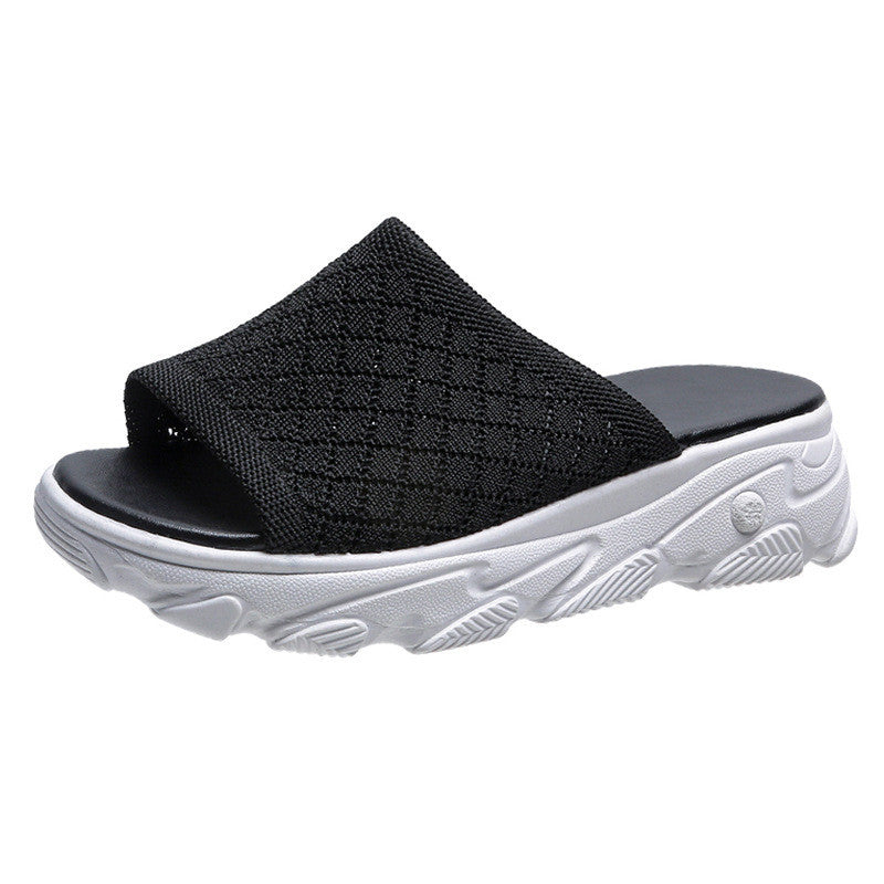 Women's Home Platform Low Heel Sandals And Slippers