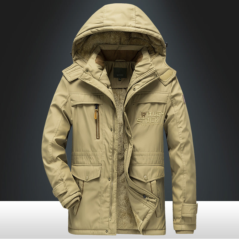 Plush thick padded jacket