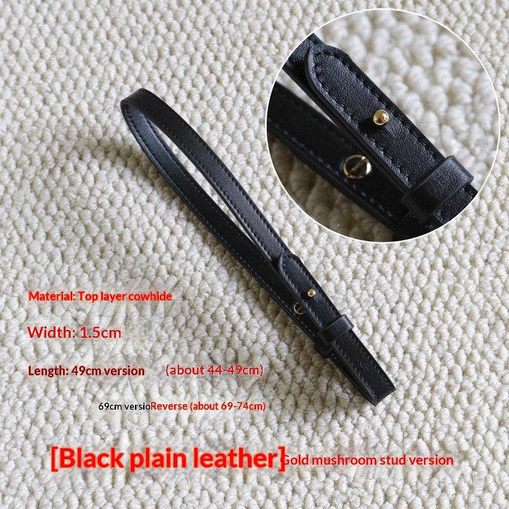Genuine Leather Women's Bag Strap Accessories Replacement Spaghetti Strap
