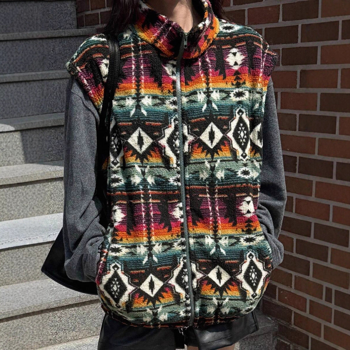 Women's Warm Plush Zip Jacket Coat