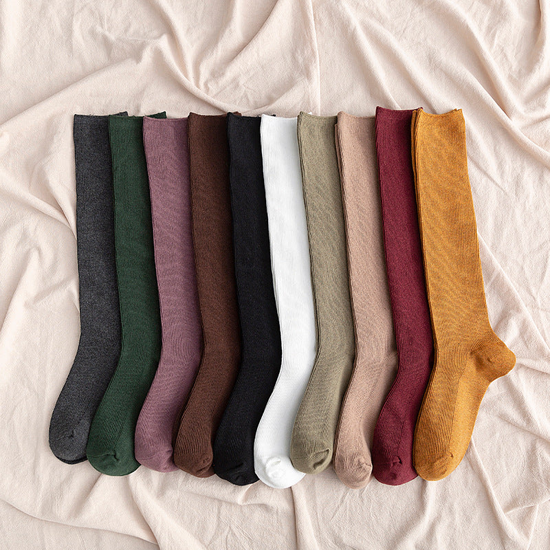 South Korea Japanese jk middle tube knee-length street half-high tube ins trendy socks