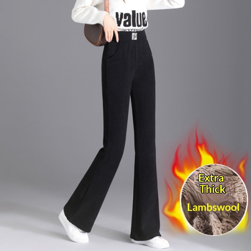 AutumnWinter Northeast Chenille-Brushed Casual Pants