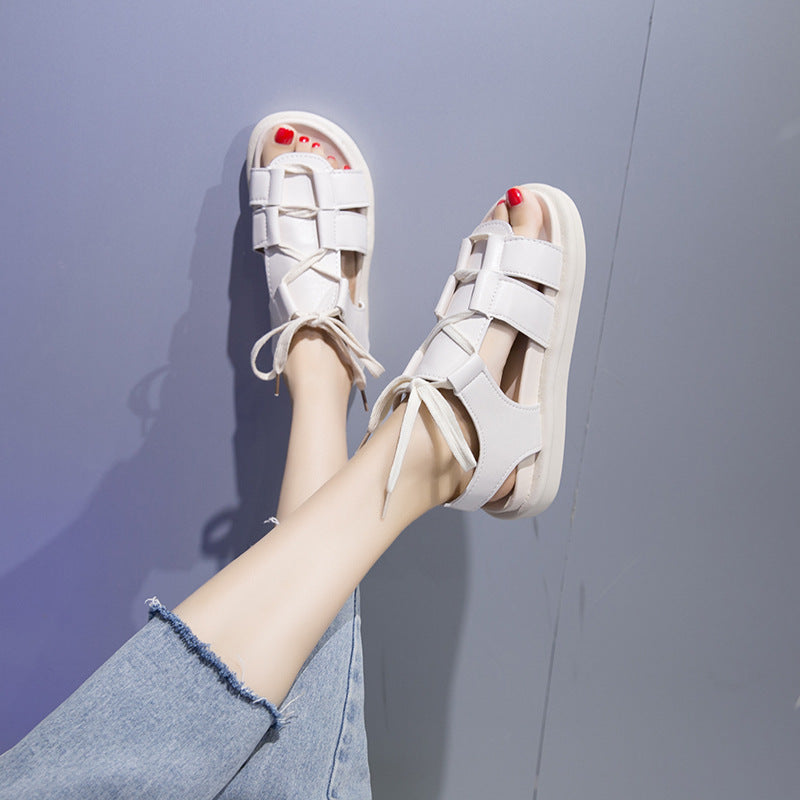 Summer Niche Sports Flat Roman Women's Shoes