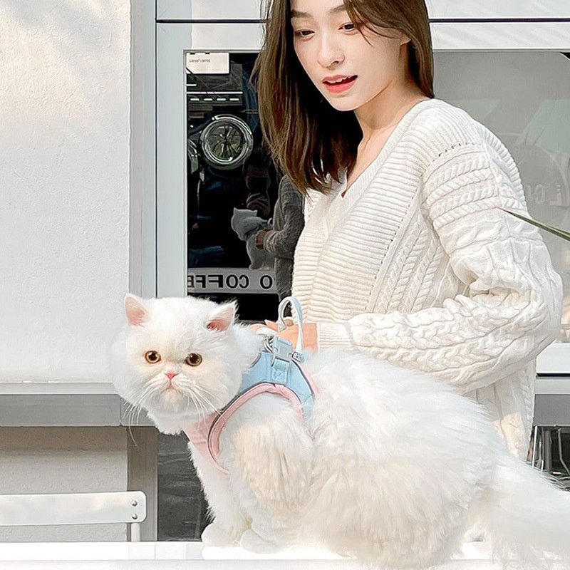 Cat Pulling Rope Vest Reflective Chest Strap