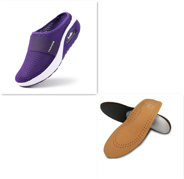Sandals Women Breathable Non-slip Hollow Out Mesh Sandals Fashion Outdoor Ladies Shoes