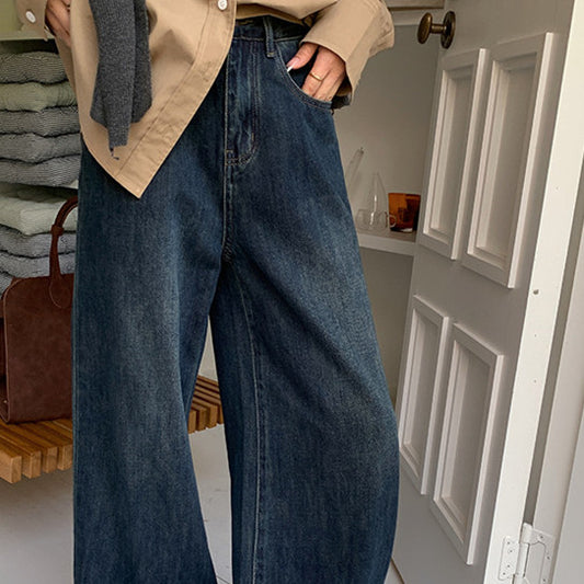 Blue Vintage Straight Early Autumn Jeans