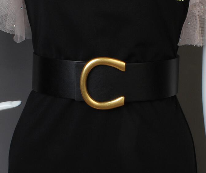 Coat Wide Belt Ladies Decorative Fashion Matching Dress