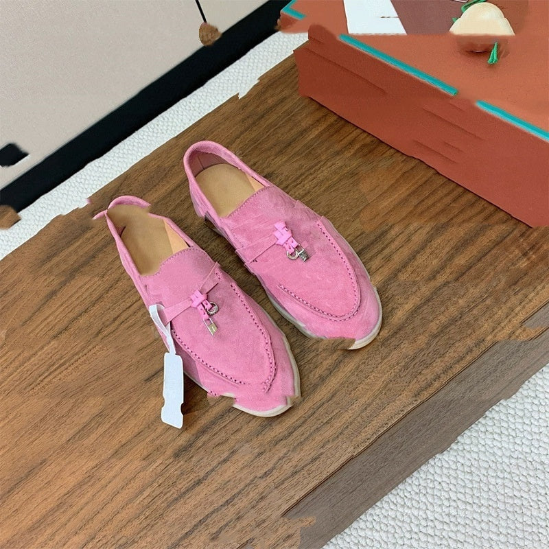 Rubber Platform Peas Oversized Shoes
