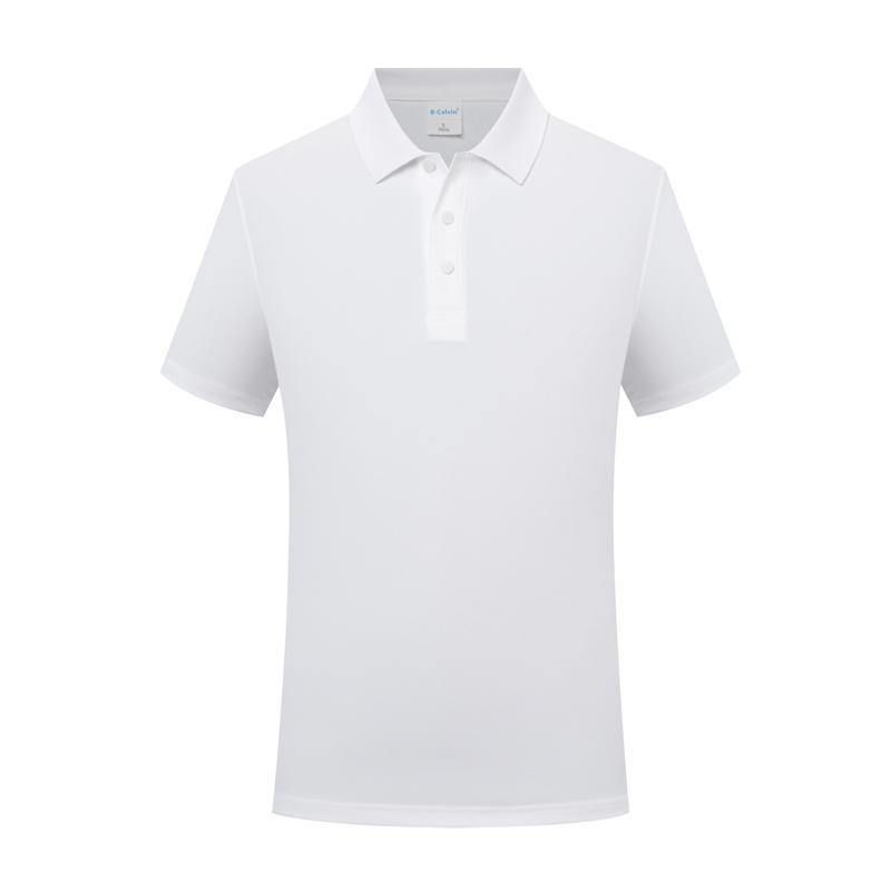 Combed Cotton Beaded Polo Shirt Lapel Overalls