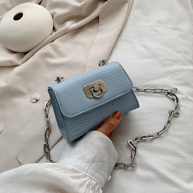 Ladies crossbody chain small square bag