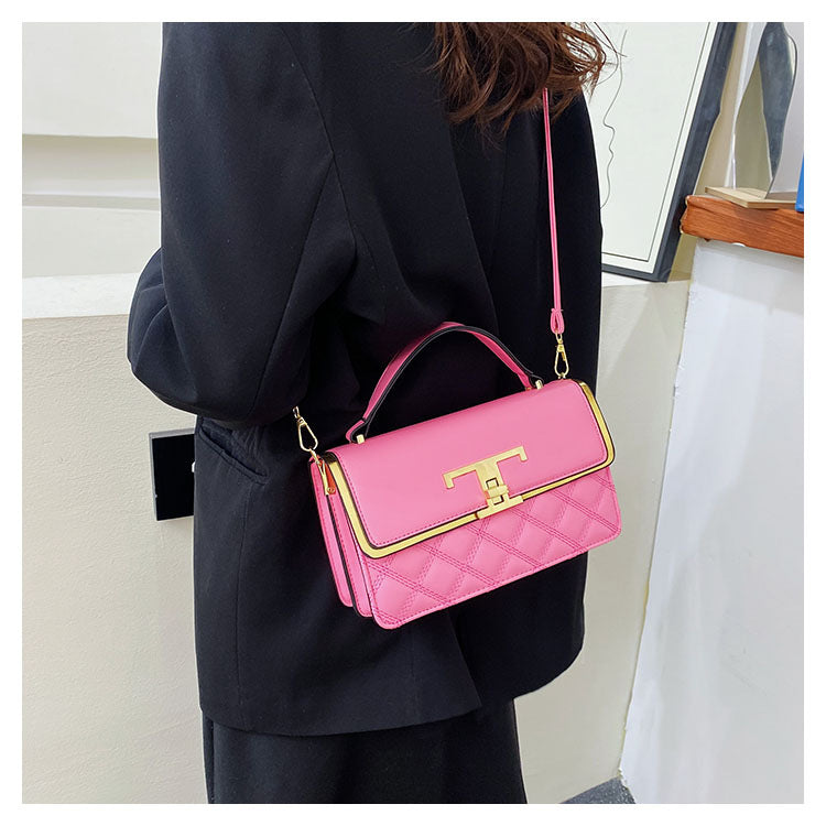 Andheld Brev Enkelt Skuldertaske Bredbånd Crossbody