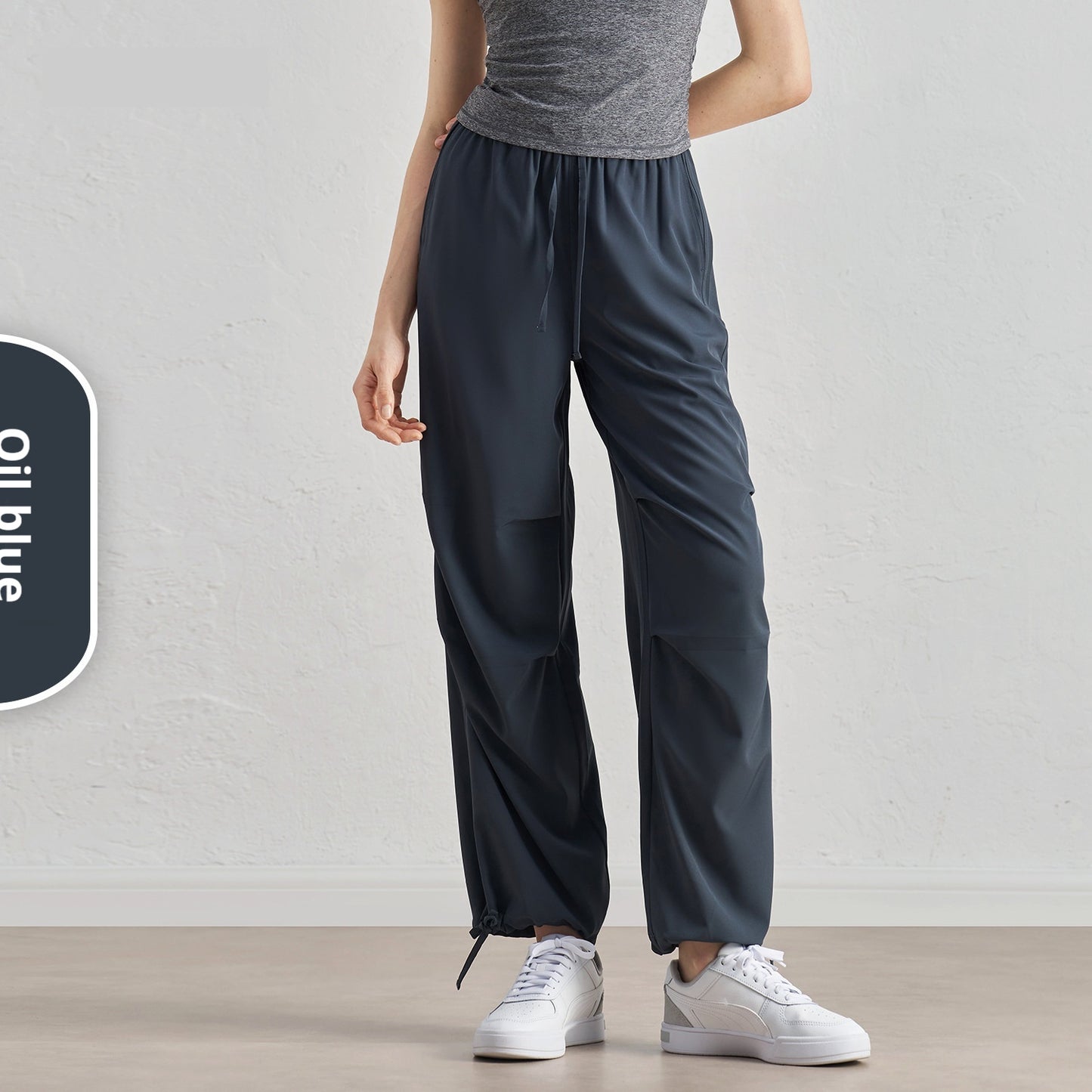 High Waist Slimming Loose Outdoor Casual Jogger Straight Sun Protection Fitness Pants