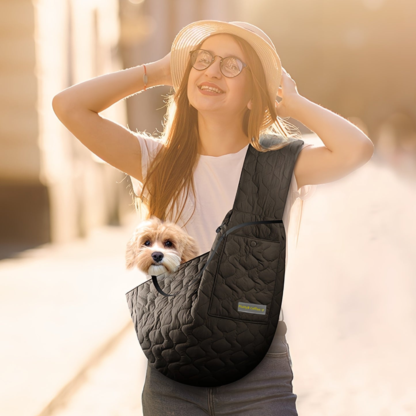 Pet Shiralee Outing Cat Messenger Bag