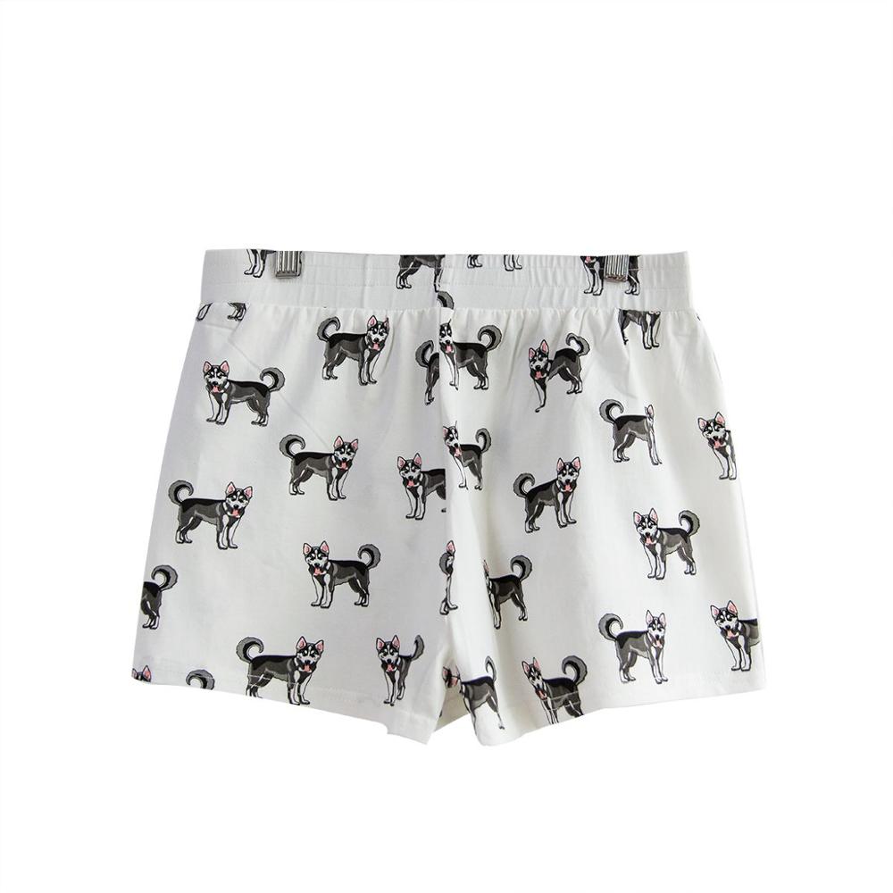 Dachshund print shorts