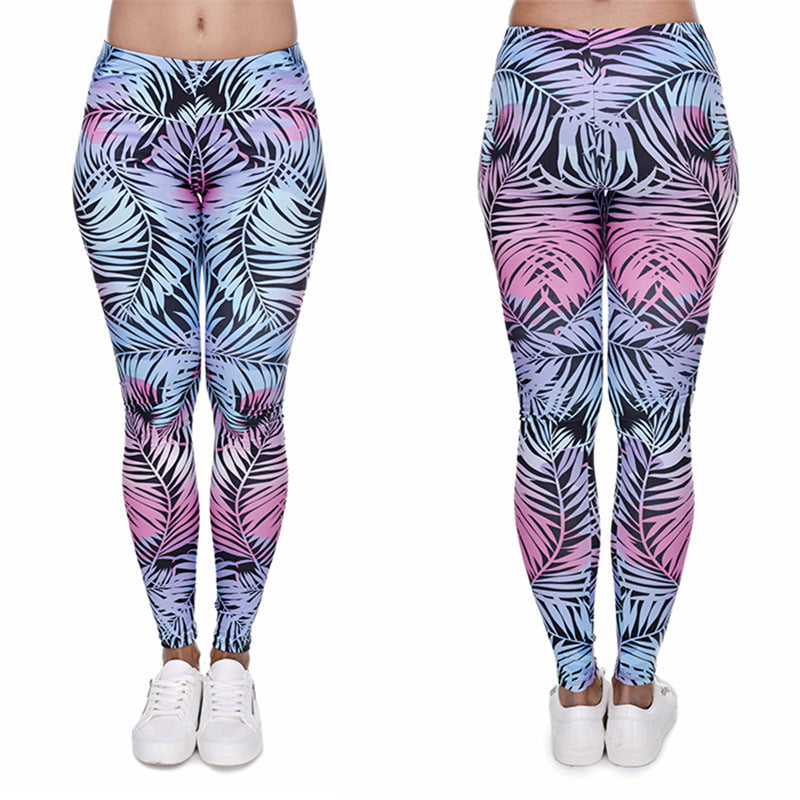 High Waist Sports Yoga Big Leggings Female