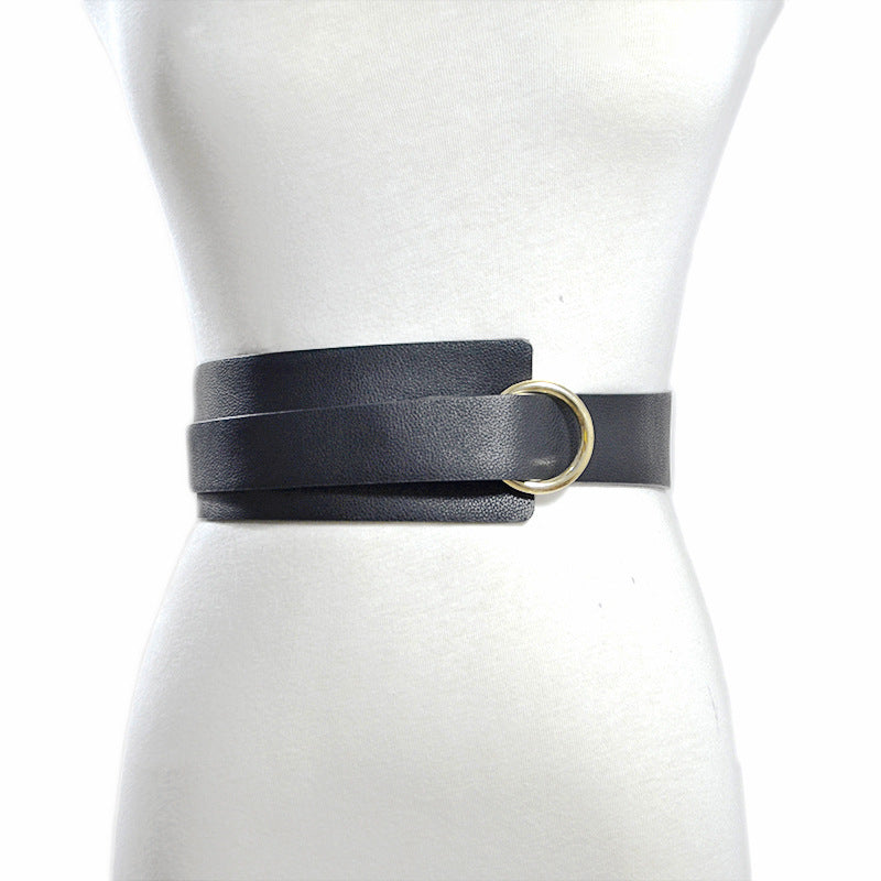 Women's jelly texture decorative belt