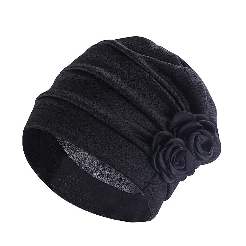 Ethnic Headscarf Chemotherapy Two Flower Headgear