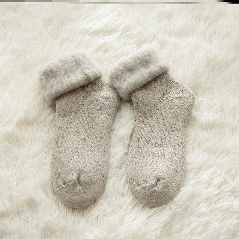 Cashmere sne-sokker til mænd i retro-stil til ældre og midaldrende