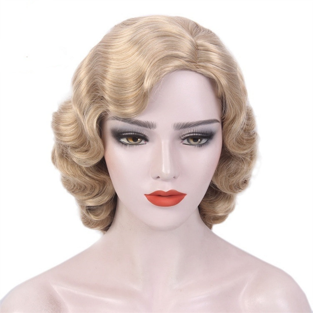 Vintage Water Ripple Hand Push Wave Wig
