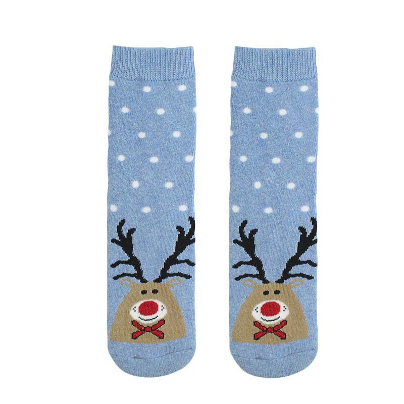 Cartoon Straight Terry Women's Socks Thickened And Warm