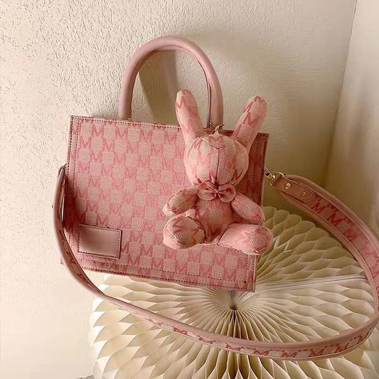 Popular Doll Women's Hand-held Messenger Small Square Bag