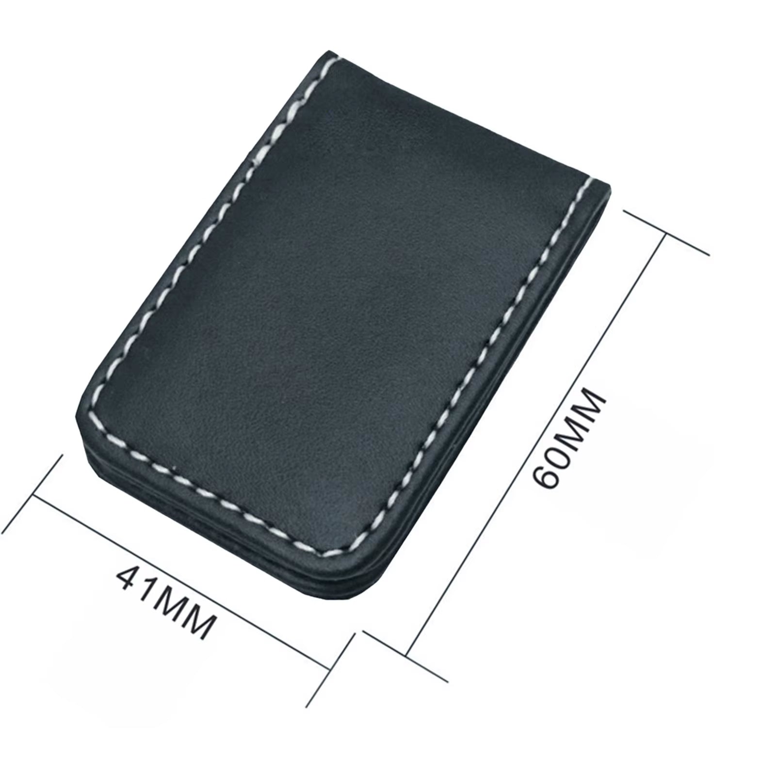 PU Leather Magnetic Money Clip Pocket Wallet Minimalist Wallet Slim Wallet Credit Business Cards Holder