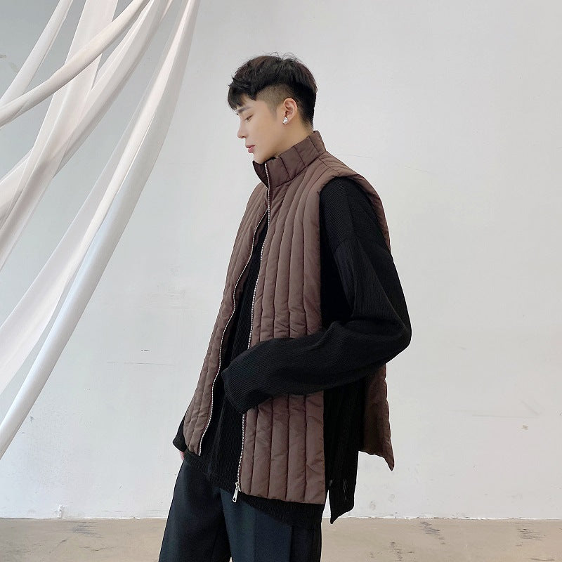 Versatile Simple Men's Small Cotton-padded Jacket