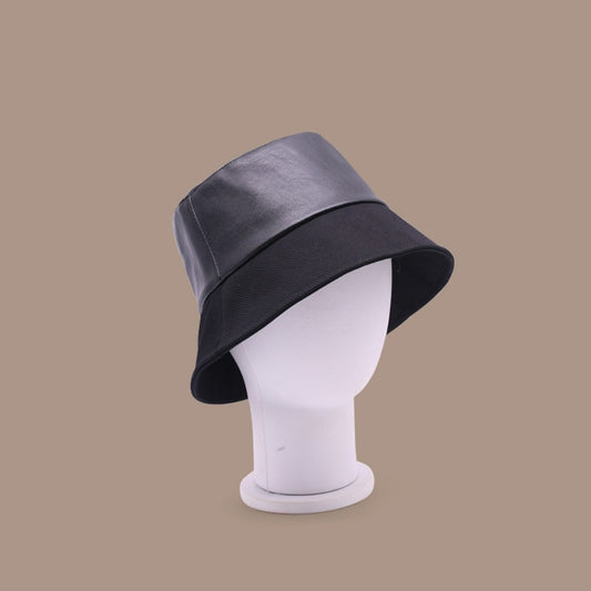 Stylish Color-block Bucket Hat That Flatters The Face For A Slimming Effect