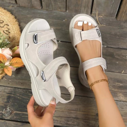 Women's Vintage Plus Size Wedge Sandals