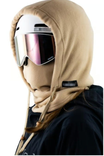 Outdoor Cycling And Skiing Sun-Protective Cold-Resistant Down-Padded Warm Hat