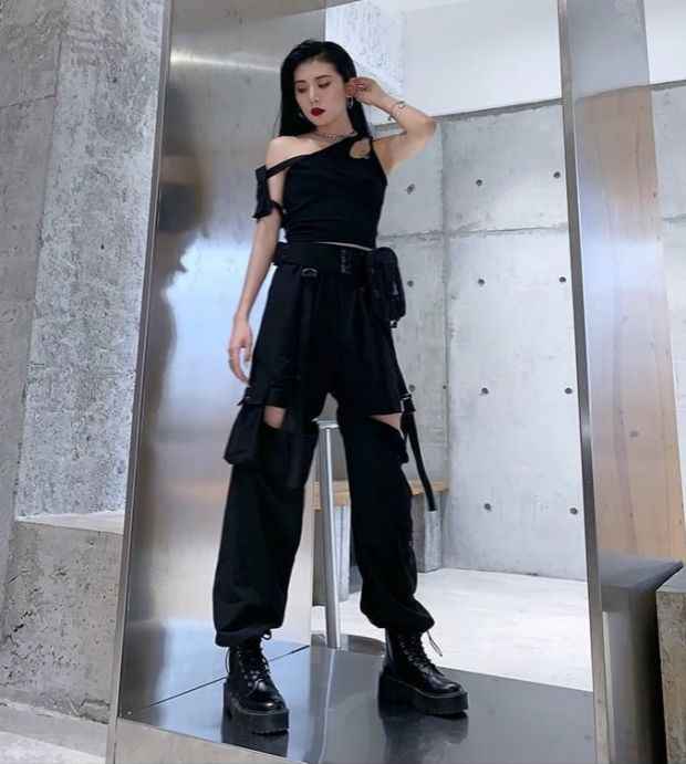 Women's Detachable White Overalls Ankle Banded Pants