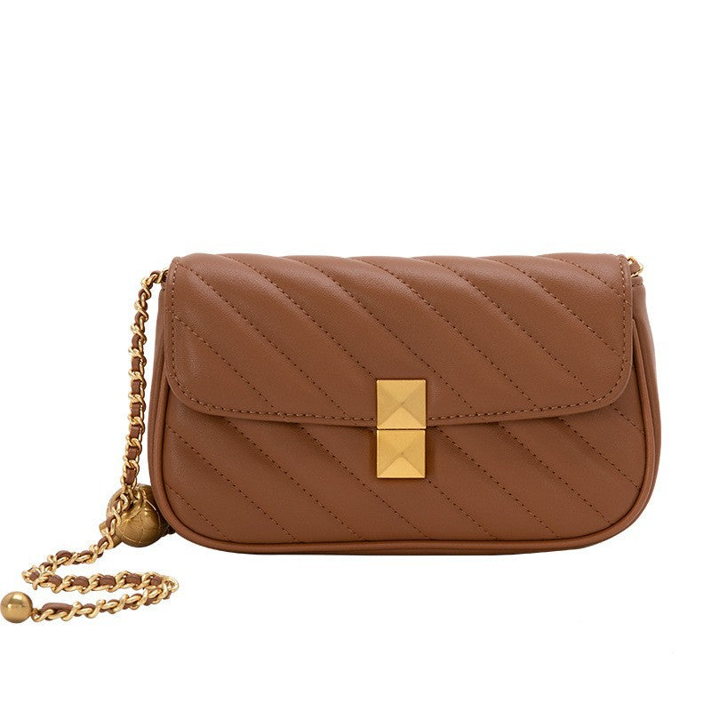 Women's Chain Lingge Shoulder Bag