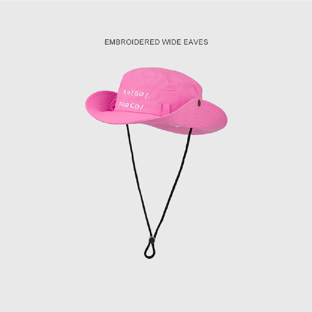 Summer Outdoor Fishing Sun-proof Sun-proof Hat Letter Female