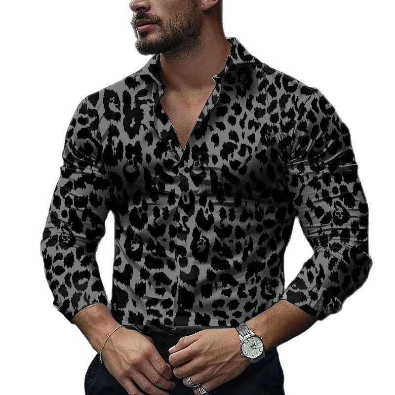 Men's Stylish Slim Fit Comfortable Long Sleeve Top For Parties