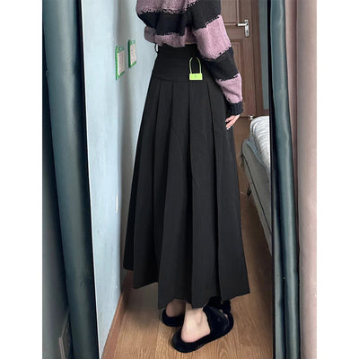 Grey Suit Skirt High Waist For Women