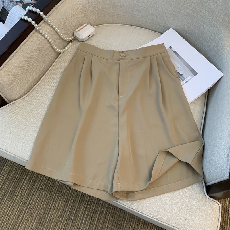 Chanel-style Notched-collar Contrast-color Short-sleeve Fashion Set