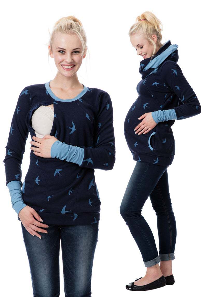 Long-sleeve Printed Maternity And Womens Clothing