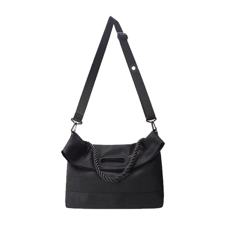 Nylon One-shoulder Crossbody Messenger Bag New College Students Class Large Capacity Totes