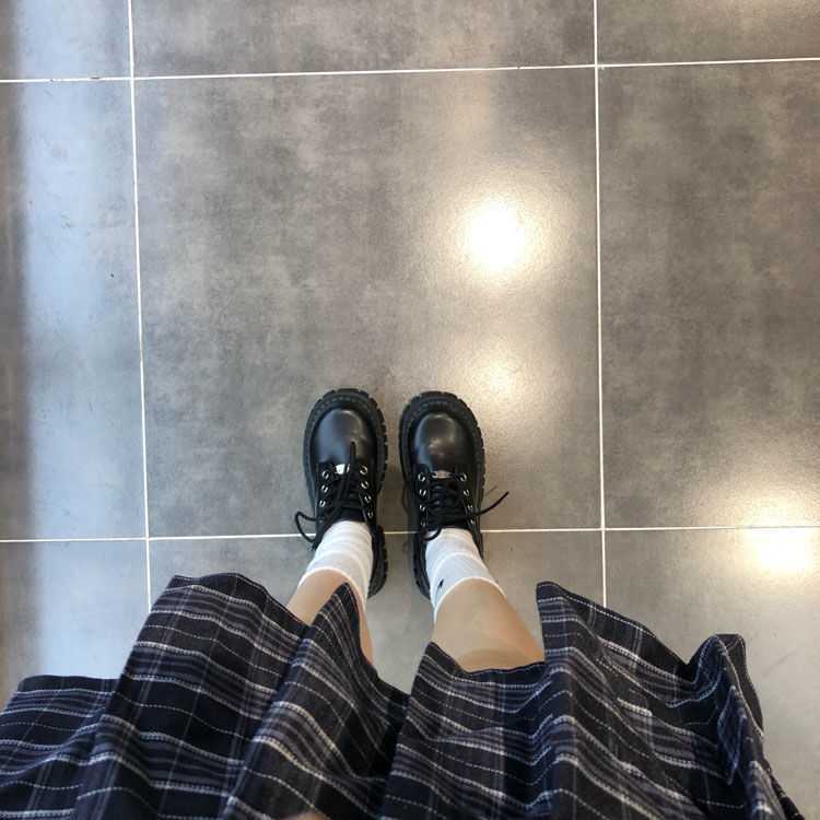 Thick Soled Small Leather Shoes Summer Thin American Style
