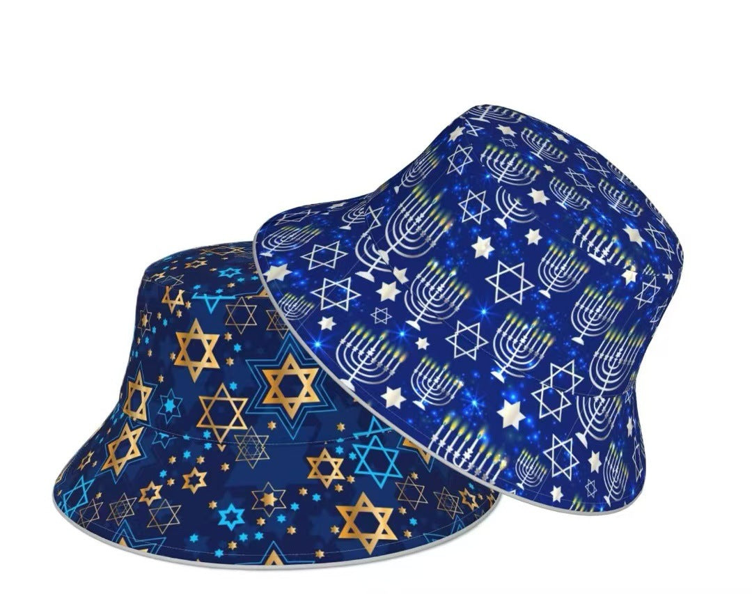 Creative Pattern Series Double-sided Wear Sunshade Breathable Bucket Hat
