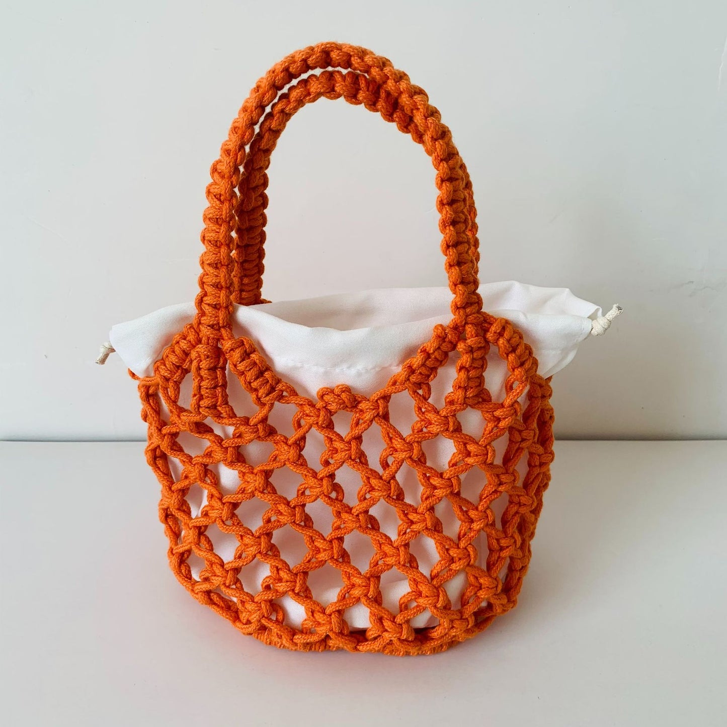 Weaving Hollow Women's Mori Style Portable Beach Bag