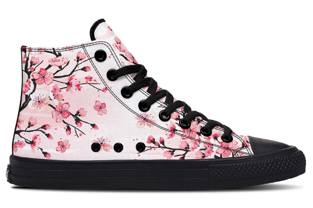 Printed Couple High-top Canvas Shoes