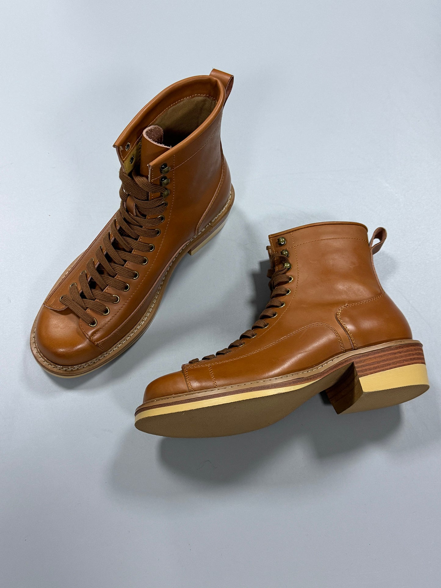 Mens Trendy Chunky-soled Ankle Boots Hiking And British-style