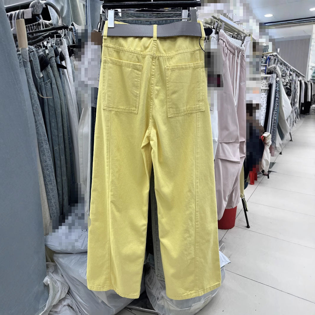 High Waist Wide Leg Jeans Slimming And Straight